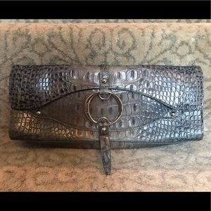 DKNY flap clutch
